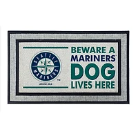 Jardine Seattle Mariners 18" x 30" Indoor/Outdoor Team Dog Lives Here