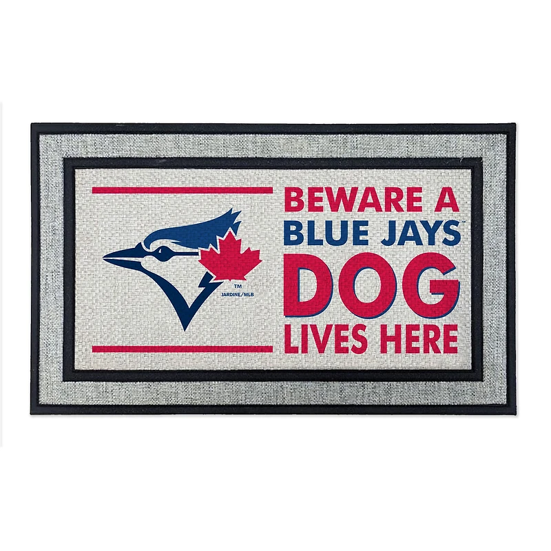 Jardine Toronto Blue Jays 18" x 30" Indoor/Outdoor Team Dog Lives Here