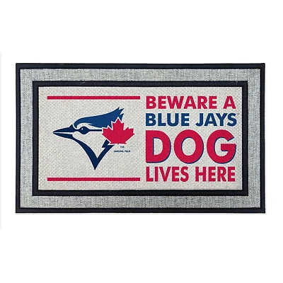 Jardine Toronto Blue Jays 18" x 30" Indoor/Outdoor Team Dog Lives Here