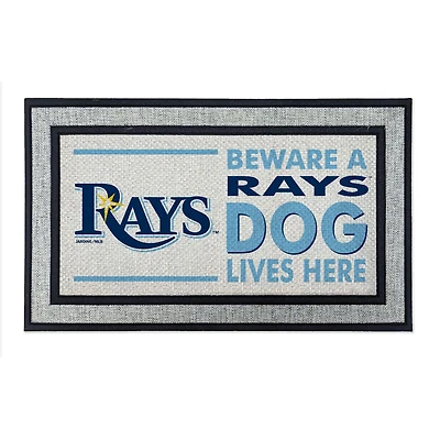 Jardine Tampa Bay Rays 18" x 30" Indoor/Outdoor Team Dog Lives Here