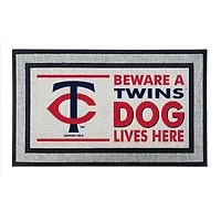 Jardine Minnesota Twins 18" x 30" Indoor/Outdoor Team Dog Lives Here