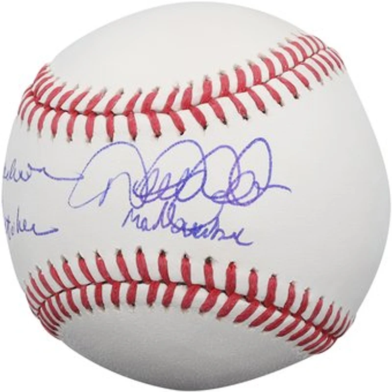 Derek Jeter & Reggie Jackson New York Yankees Autographed Baseball with Multiple Inscriptions