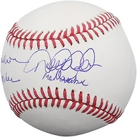 Derek Jeter & Reggie Jackson New York Yankees Autographed Baseball with Multiple Inscriptions