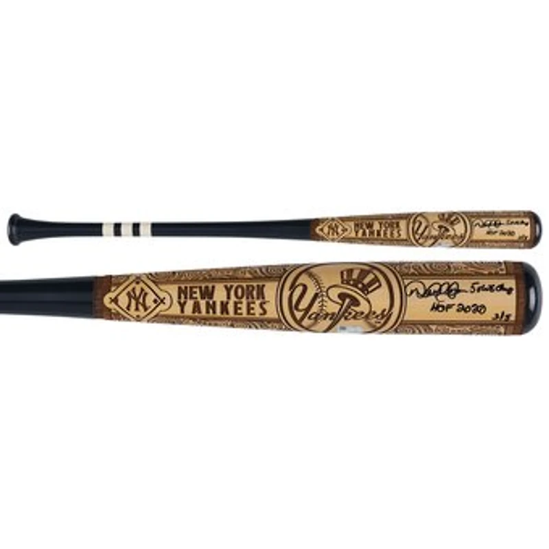 Derek Jeter New York Yankees Autographed Pillbox Bat Company Mural Series Bat with Multiple Inscriptions - Limited Edition of 5