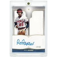 Rod Carew Los Angeles Angels Autographed 2021 Topps Definitive Collection Game-Used Relic #DARC-RCA #10/50 Card
