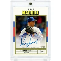 Greg Maddux Chicago Cubs Autographed 2022 Topps Brooklyn Collection #AC-GM #74/99 Card