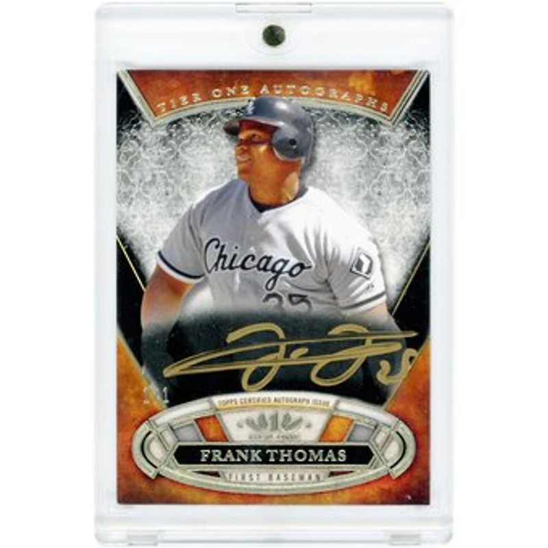 Frank Thomas Chicago White Sox Autographed 2015 Topps Tier One Bronze Ink #TOA-FT #1/1 Card
