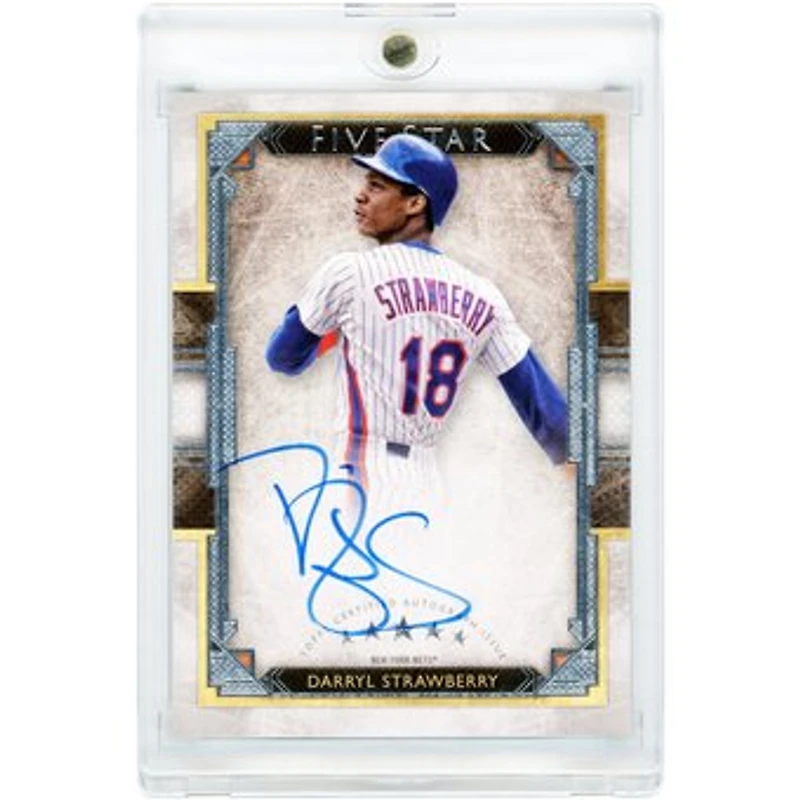 Darryl Strawberry New York Mets Autographed 2018 Topps Five Star #FSA-DT Card