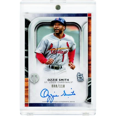 Ozzie Smith St. Louis Cardinals Autographed 2022 Topps Tribute #TA-OS #88/110 Card