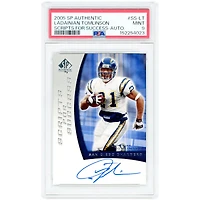 LaDainian Tomlinson San Diego Chargers Autographed 2005 Upper Deck SP Authentic Scripts For Success #SS-LT PSA Authenticated 9 Card