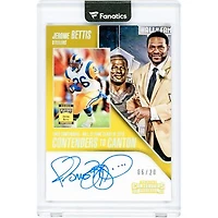 Jerome Bettis Pittsburgh Steelers Autographed 2018 Panini Contenders to Canton #CCA-JB #6/20 Card