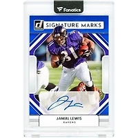 Jamal Lewis Baltimore Ravens Autographed 2022 Panini Donruss Signature Marks #SM-JL #30/50 Card