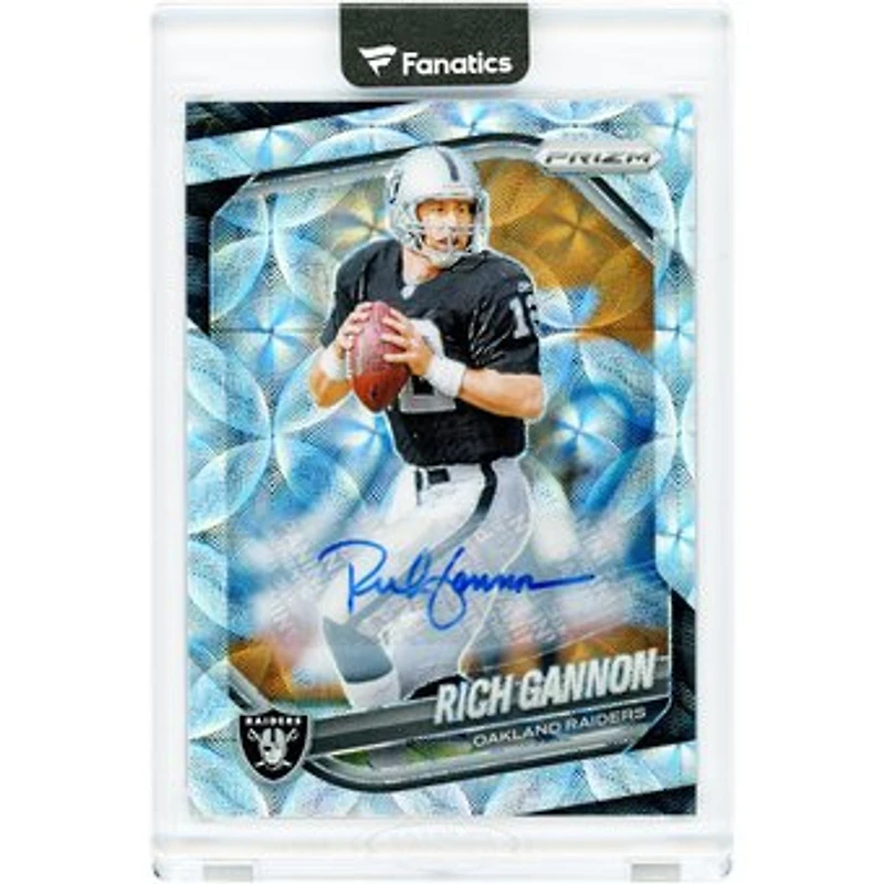 Rich Gannon Oakland Raiders Autographed 2025 Panini Prizm Scope #115 #20/25 Card