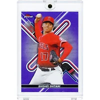 Shohei Ohtani Los Angeles Angels 2022 Topps Finest Purple Refractor #28 #168/250 Card