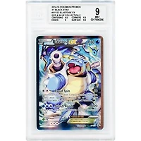 Blastoise EX 2014 Pokemon XY Promo #XY122 BGS Authenticated 9 Card