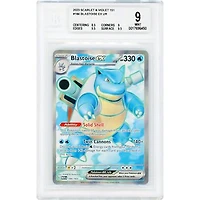 Blastoise ex 2023 Pokemon 151 Ultra Rare #184 BGS Authenticated 9 Card - 8.5,9,9.5,9.5 Subgrades