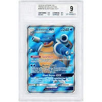 Blastoise GX 2019 Pokemon Sun & Moon Promo #SM189 BGS Authenticated 9 Card