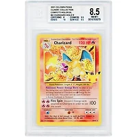 Charizard 2021 Pokemon Celebrations Classic Collection #4 BGS Authenticated 8.5 Card