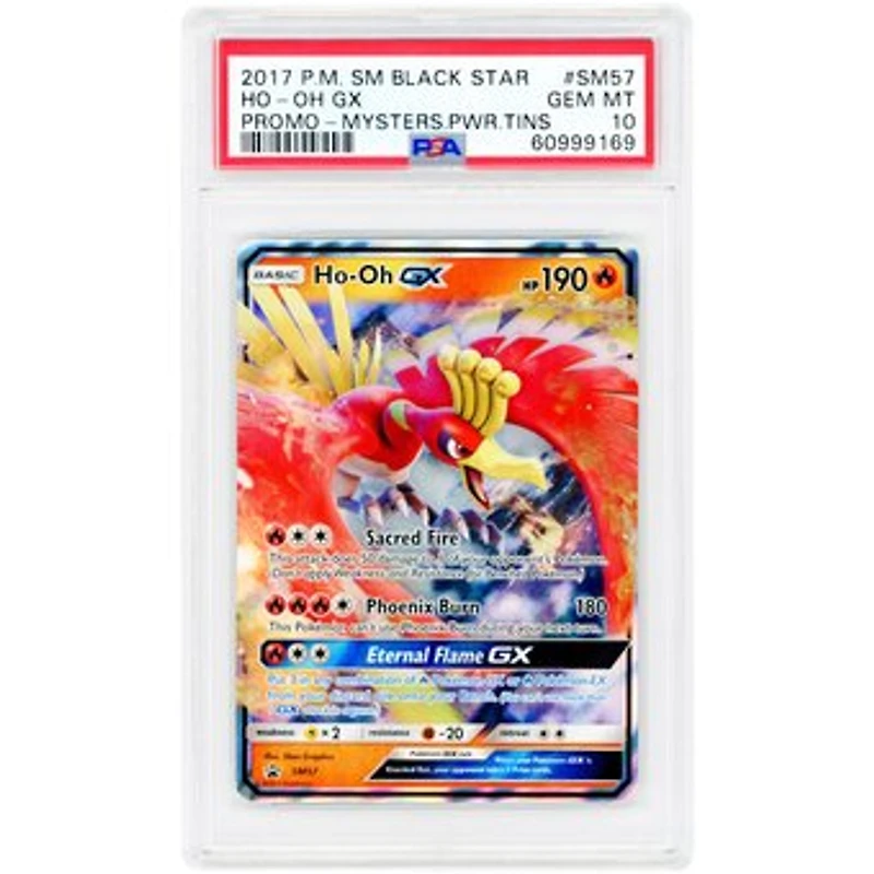 Ho-oh 2017 Pokemon Sun & Moon Promo #SM57 PSA Authenticated 10 Card