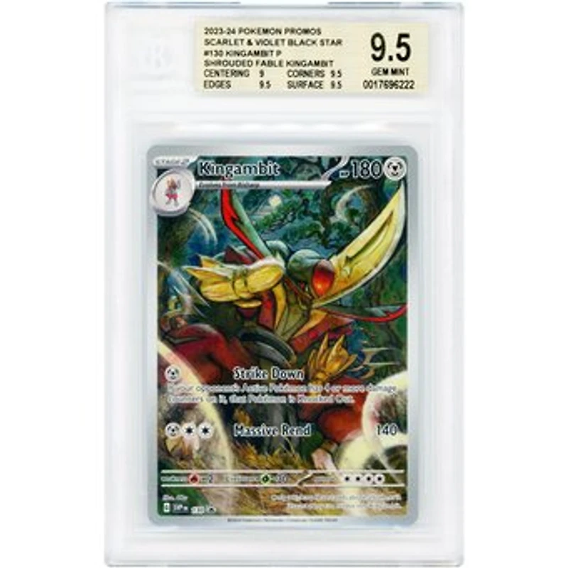 Kingambit 2023 Pokemon Scarlet & Violet Promo #130 BGS Authenticated 9.5 Card