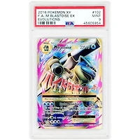 M Blastoise EX 2016 Pokemon Evolutions Ultra Rare #102 PSA Authenticated 9 Card