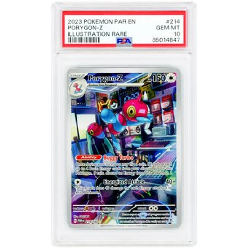 Porygon-Z 2023 Pokemon Paradox Rift Illustration Rare #214 PSA Authenticated 10 Card