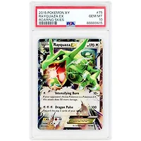 Rayquaza EX 2015 Pokemon Roaring Skies Ultra Rare #75 PSA Authenticated 10 Card
