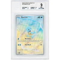Squirtle 2023 Pokemon 151 Illustration Rare #170 BGS Authenticated 9 Card