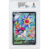 Starmie V 2022 Pokemon Astral Radiance Trainer Gallery Ultra Rare #TG13 BGS Authenticated 8 Card