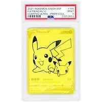 Pikachu V 2021 Pokemon Sword & Shield Promo #SWSH145 PSA Authenticated 9 Card