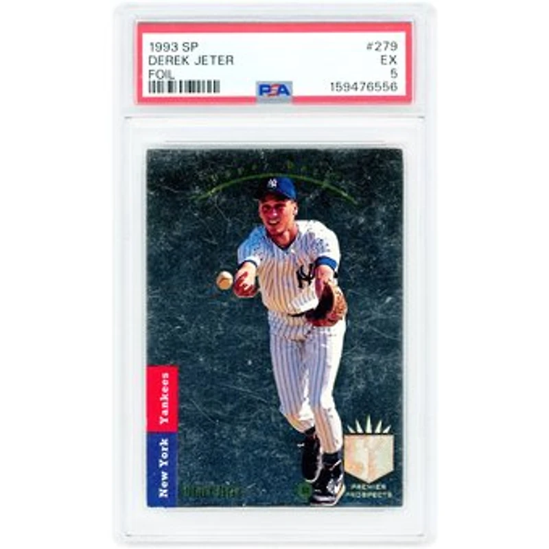 Derek Jeter New York Yankees 1993 Upper Deck SP Foil #279 PSA Authenticated 5 Rookie Card