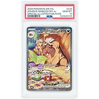 Arven's Mabosstiff ex 2025 Pokemon Destined Rivals Special Illustration Rare #235 PSA Authenticated 10 Card