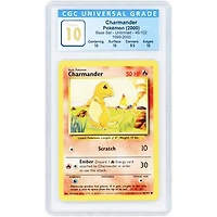 Charmander 2000 Pokemon Base Set Unlimited Common #46 CGC Authenticated Pristine 10 Card