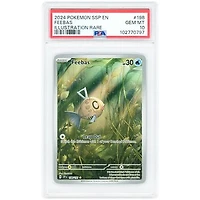 Feebas 2024 Pokemon Surging Sparks Illustration Rare #198 PSA Authenticated 10 Card
