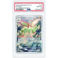 Flygon 2025 Pokemon Phantasmal Flames Illustration Rare #101 PSA Authenticated 10 Card