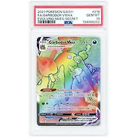 Garbodor VMAX 2021 Pokemon Evolving Skies Secret Rare #216 PSA Authenticated 10 Card