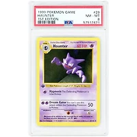 Haunter 1999 Pokemon Base Set 1st Edition Shadowless #29 PSA Authenticated 8 Card