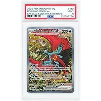 Roaring Moon ex 2025 Pokemon Prismatic Evolutions Special Illustration Rare #162 PSA Authenticated 9 Card