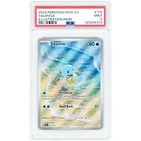 Squirtle 2023 Pokemon 151 Illustration Rare #170 PSA Authenticated 9 Card