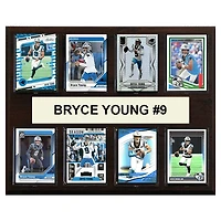 Bryce Young Carolina Panthers 12" x 15" Trading Card Plaque