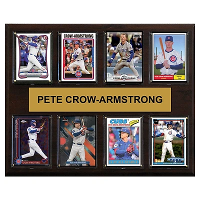 Pete Crow-Armstrong Chicago Cubs 12" x 15" Trading Card Plaque