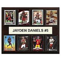 Jayden Daniels Washington Commanders 12" x 15" Trading Card Plaque