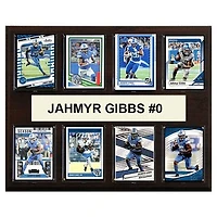 Jahmyr Gibbs Detroit Lions 12" x 15" Trading Card Plaque