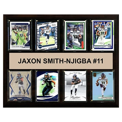 Jaxon Smith-Njigba Seattle Seahawks 12" x 15" Trading Card Plaque