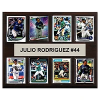 Julio Rodriguez Seattle Mariners 12" x 15" Trading Card Plaque