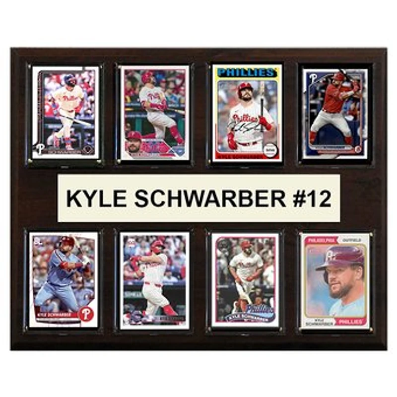 Kyle Schwarber Philadelphia Phillies 12" x 15" Trading Card Plaque