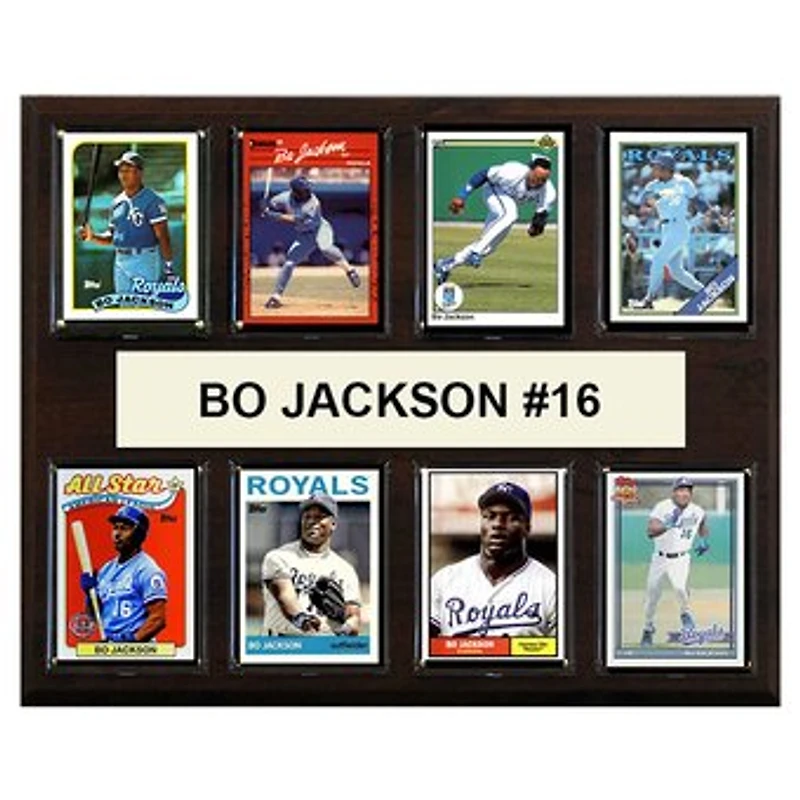 Bo Jackson Kansas City Royals 12" x 15" Trading Card Plaque