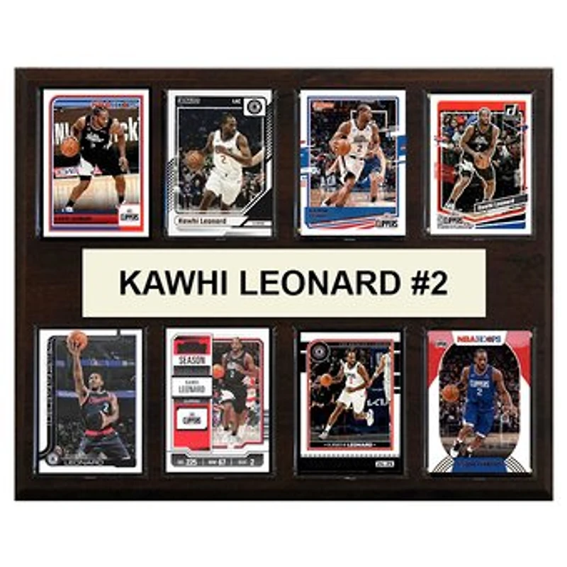 Kawhi Leonard LA Clippers 12" x 15" Trading Card Plaque