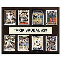 Tarik Skubal Detroit Tigers 12" x 15" Trading Card Plaque