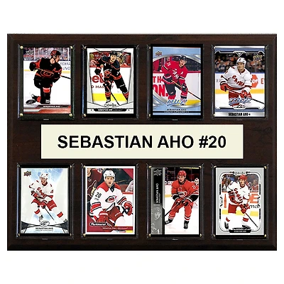 Sebastian Aho Carolina Hurricanes 12" x 15" Trading Card Plaque
